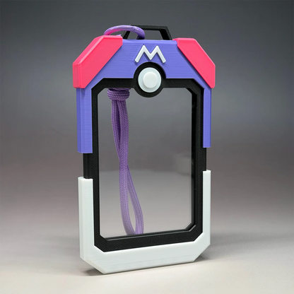 Ptcg Pokemon Card Holder Poke Ball Design Transparent Display