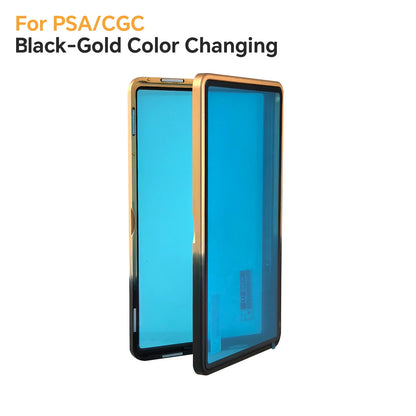 Aluminum Alloy Graded Cards Protector Case For PSA/CGC Slab, UV & Scratch Resistant Trading Card Magnetic Display Holder Box