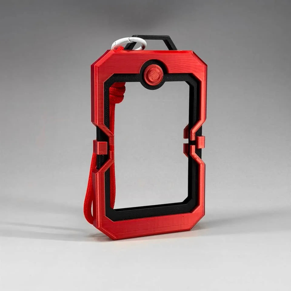 Ptcg Pokemon Card Holder Poke Ball Design Transparent Display