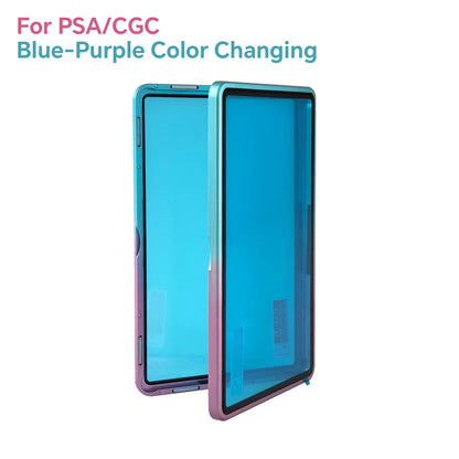 Aluminum Alloy Graded Cards Protector Case For PSA/CGC Slab, UV & Scratch Resistant Trading Card Magnetic Display Holder Box